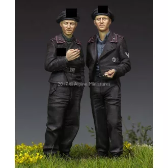 Alpine Miniatures German Panzer Crew Set (2 figs)