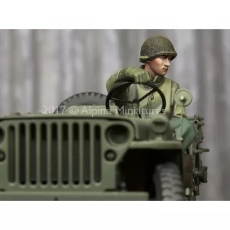 Alpine Miniatures WW2 US Jeep Driver