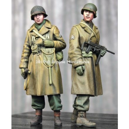Alpine Miniatures WW2 US Infantry Winter Set - 2 figs
