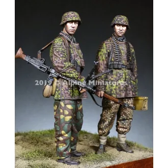 Alpine Miniatures MG Team 12 SS "HJ" Set - 2 figs