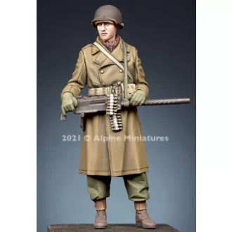 Alpine Miniatures WW2 US MG Gunner Winter
