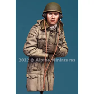   Alpine Miniatures British Tank Commander #2 (2 heads included)