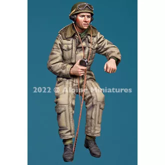   Alpine Miniatures British Tank Commander Set (2 figures & 4 heads included)