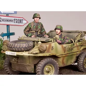 Alpine Miniatures WSS Schwimmwagen Crew Set 2 figures