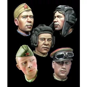 Alpine Miniatures WSS WW2 Russian Heads #2