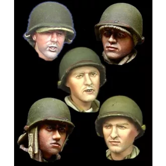 Alpine Miniatures WW2 US Infantry Head Set
