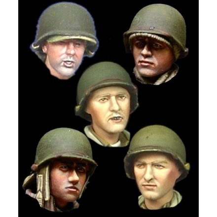 Alpine Miniatures WW2 US Infantry Head Set