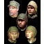 Alpine Miniatures WW2 US Tanker Head Set