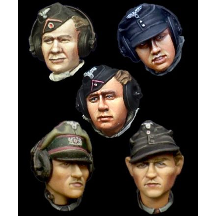 Alpine Miniatures German Panzer Crew Head Set #1