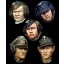 Alpine Miniatures German Panzer Crew Head Set #1