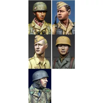 Alpine Miniatures Fallschirmjaeger Head Set #2