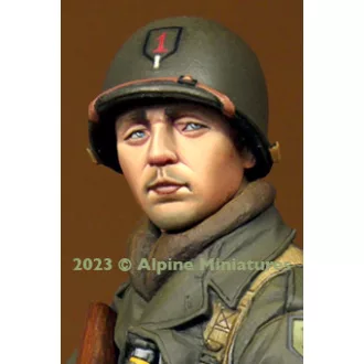 Alpine Miniatures US Infantry Head Set #1 (4pcs)