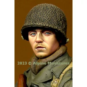 Alpine Miniatures US Infantry Head Set #2 (4pcs)