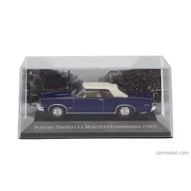   EDICOLA PONTIAC TEMPEST LE MANS GTO CABRIOLET CLOSED 1965 - WITH SHOWCASE