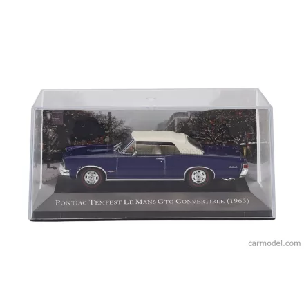 EDICOLA PONTIAC TEMPEST LE MANS GTO CABRIOLET CLOSED 1965 - WITH SHOWCASE
