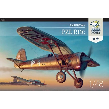 Arma Hobby PZL P.11c Expert Set makett