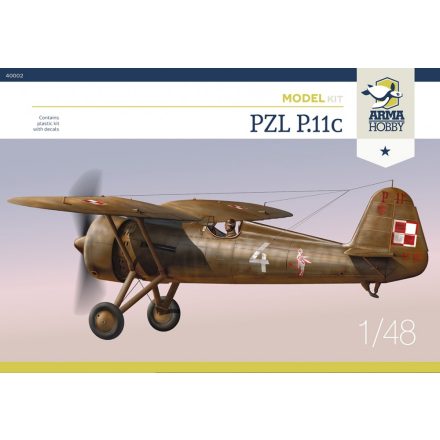 Arma Hobby PZL P.11c makett