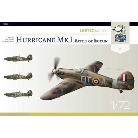 Arma Hobby Hurricane Mk I - Battle of Britain - Limited Edition makett