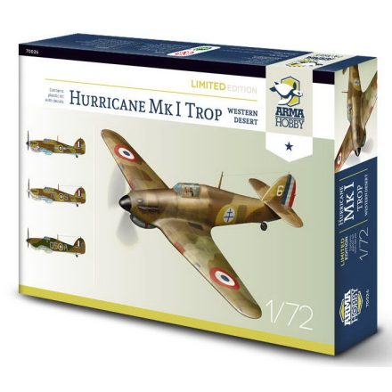 Arma Hobby Hurricane Mk I trop Western Desert Limited Edition makett