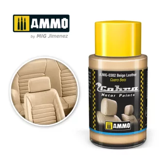   AMMO by MIG Jimenez - COBRA MOTOR Beige Leather makettfesték 30 mL