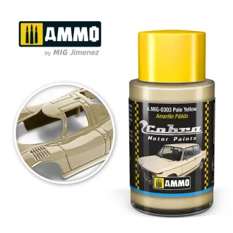   AMMO by MIG Jimenez - COBRA MOTOR Pale Yellow makettfesték 30 mL
