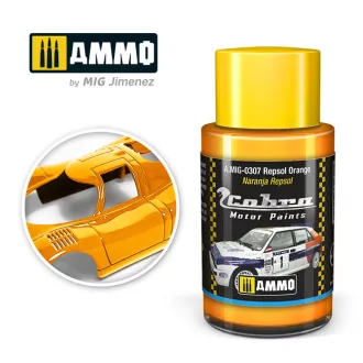   AMMO by MIG Jimenez - COBRA MOTOR Repsol Orange makettfesték 30 mL