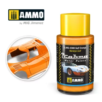   AMMO by MIG Jimenez - COBRA MOTOR Gulf Orange makettfesték 30 mL
