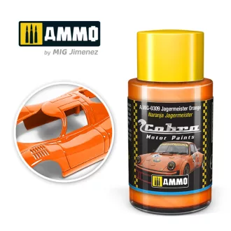   AMMO by MIG Jimenez - COBRA MOTOR Jagermeister Orange makettfesték 30 mL