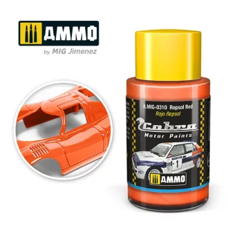   AMMO by MIG Jimenez - COBRA MOTOR Repsol Red makettfesték 30 mL