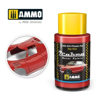   AMMO by MIG Jimenez - COBRA MOTOR Phoenix red makettfesték 30 mL