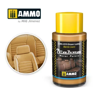   AMMO by MIG Jimenez - COBRA MOTOR Brown Leather makettfesték 30 mL