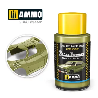   AMMO by MIG Jimenez - COBRA MOTOR Oriental green makettfesték 30 mL
