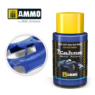   AMMO by MIG Jimenez - COBRA MOTOR Blue Rob Walker makettfesték 30 mL