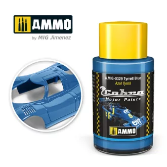   AMMO by MIG Jimenez - COBRA MOTOR Tyrrell Blue makettfesték 30 mL