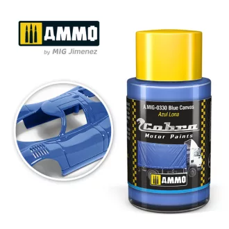   AMMO by MIG Jimenez - COBRA MOTOR Blue Canvas makettfesték 30 mL