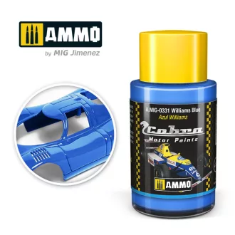   AMMO by MIG Jimenez - COBRA MOTOR Williams Blue makettfesték 30 mL