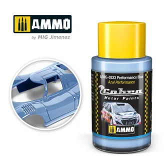   AMMO by MIG Jimenez - COBRA MOTOR Performance Blue makettfesték 30 mL