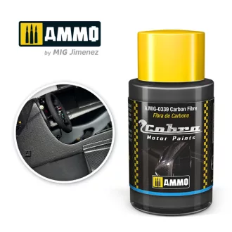   AMMO by MIG Jimenez - COBRA MOTOR Carbon Fibre makettfesték 30 mL