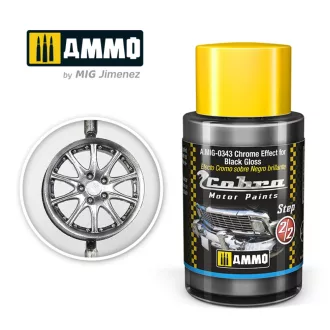   AMMO by MIG Jimenez - COBRA MOTOR Chrome Effect for Black Gloss makettfesték 30 mL