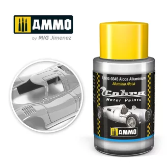   AMMO by MIG Jimenez - COBRA MOTOR Alcoa Alluminium makettfesték 30 mL