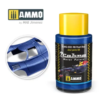  AMMO by MIG Jimenez - COBRA MOTOR RB Pearl Blue makettfesték 30 mL