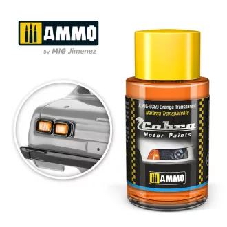   AMMO by MIG Jimenez - COBRA MOTOR Orange transparent makettfesték 30 mL