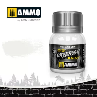   AMMO by MIG Jimenez - DRYBRUSH White szárazecset-festék 40 mL