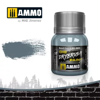   AMMO by MIG Jimenez - DRYBRUSH Basalt Grey szárazecset-festék 40 mL