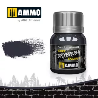 AMMO by Mig DRYBRUSH Panzer Grey festék