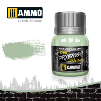   AMMO by MIG Jimenez - DRYBRUSH Bright Green szárazecset-festék 40 mL