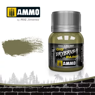   AMMO by MIG Jimenez - DRYBRUSH Green szárazecset-festék 40 mL