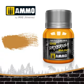   AMMO by MIG Jimenez - DRYBRUSH Light Rust szárazecset-festék 40 mL