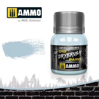 AMMO by Mig DRYBRUSH Light Blue festék
