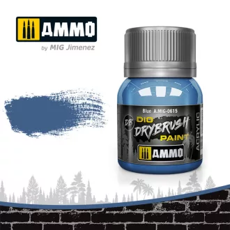   AMMO by MIG Jimenez - DRYBRUSH Blue szárazecset-festék 40 mL